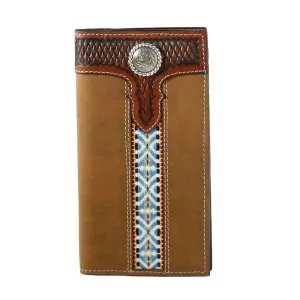 3D Aztec Tooled -Men's Rodeo Wallet