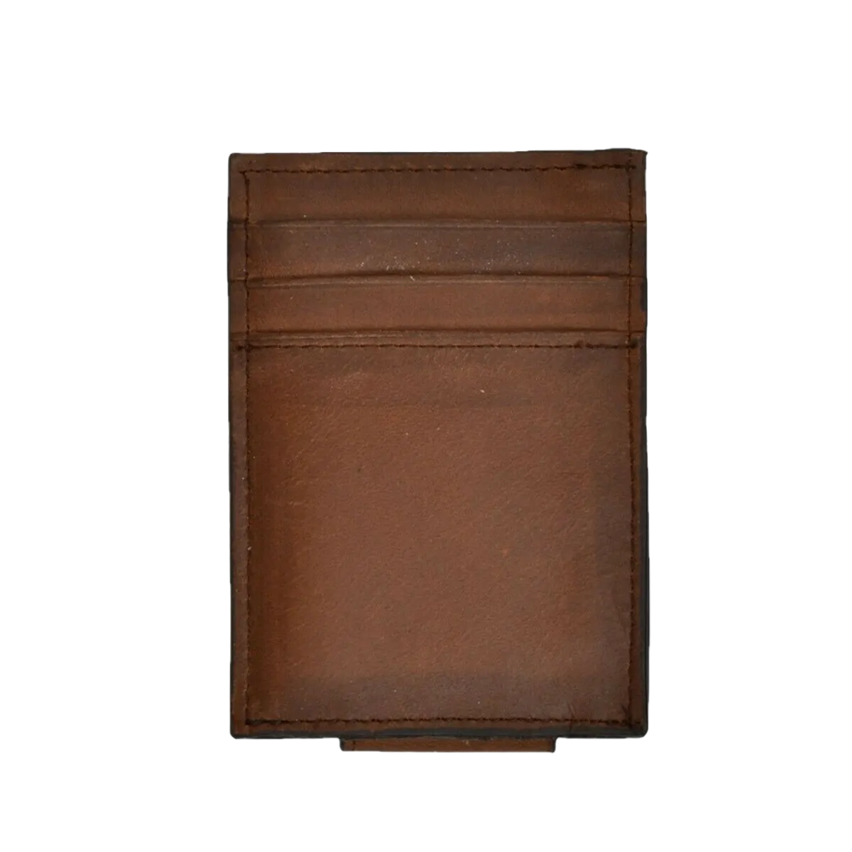 3D Brown Nissan Burn Card Holder & Money Clip Wallet DW644