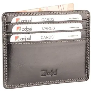 Adpel Dakota Leather Card Holder | Black