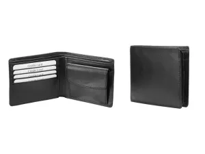 Adpel Leather Two Fold Wallet | Black