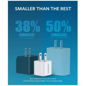 Anker Nano Charger PIQ 3.0 Durable Compact Fast Charger