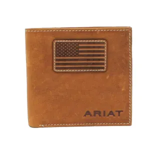 Ariat Men's USA Flag Bi-fold Wallet