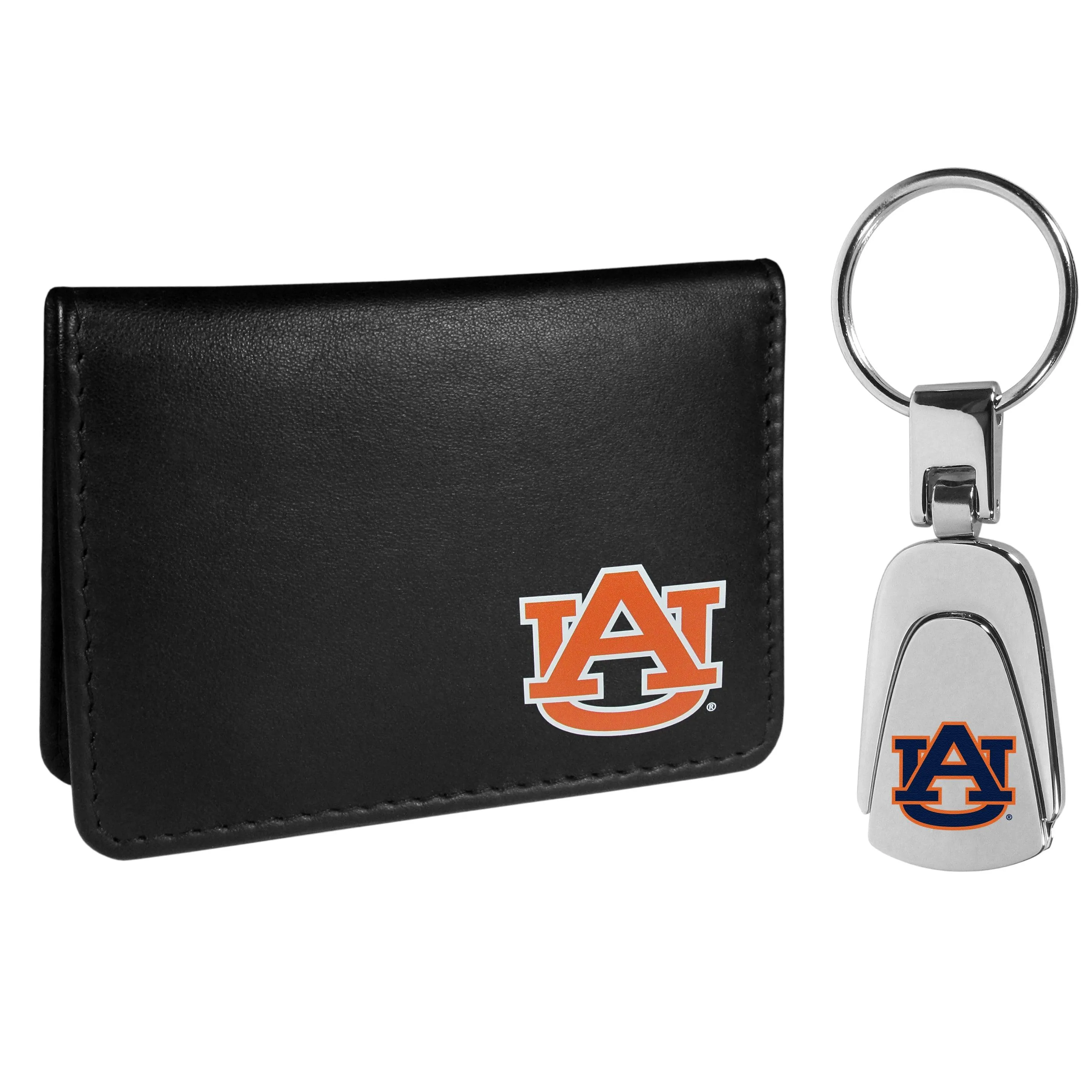 Auburn Tigers Weekend Bi-fold Wallet & Steel Key Chain