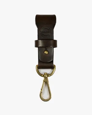 Barnes and Moore Yardman II Leather Key Fob - Deep Honey