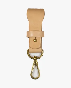 Barnes and Moore Yardman II Leather Key Fob - Natural