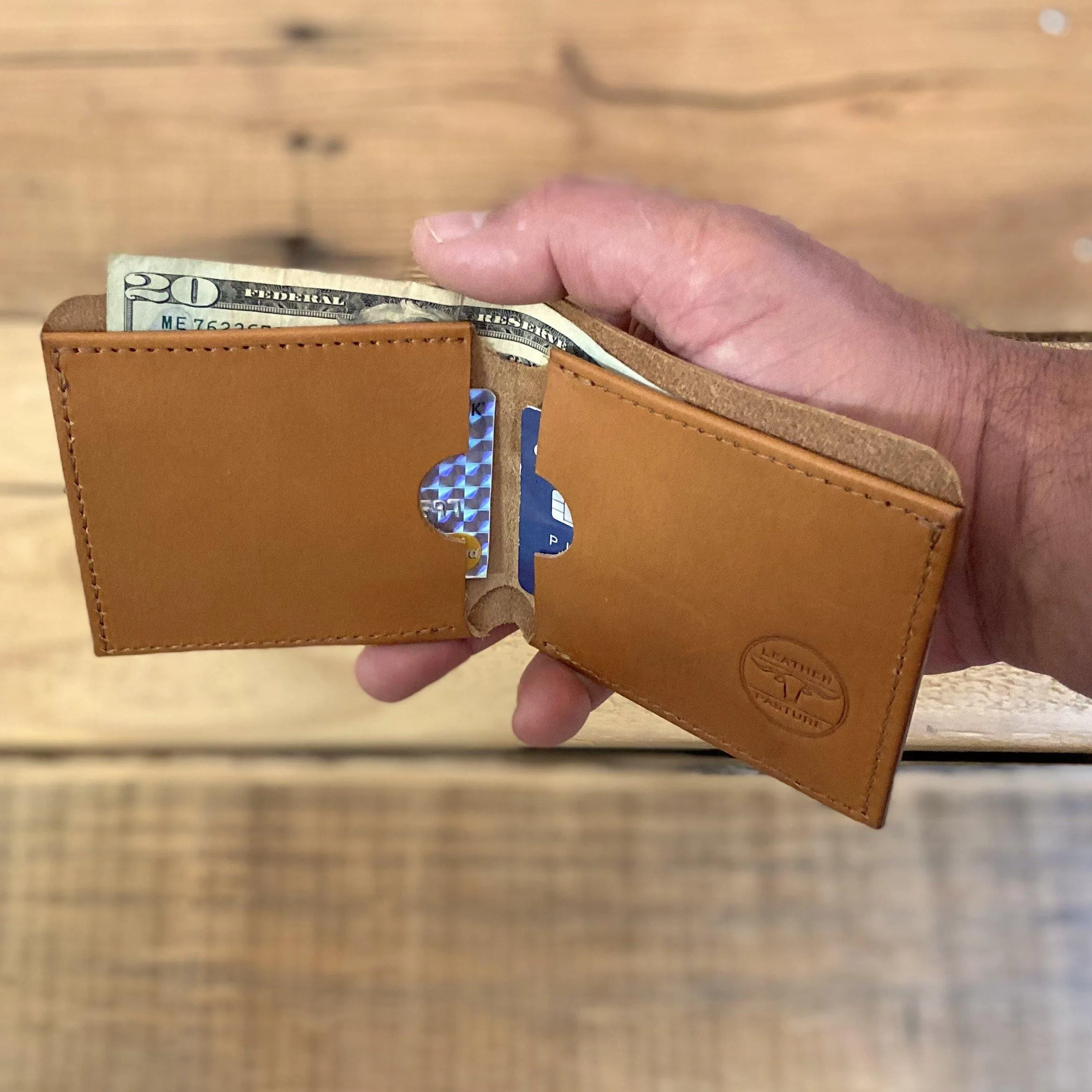 Bi-fold Leather Wallet