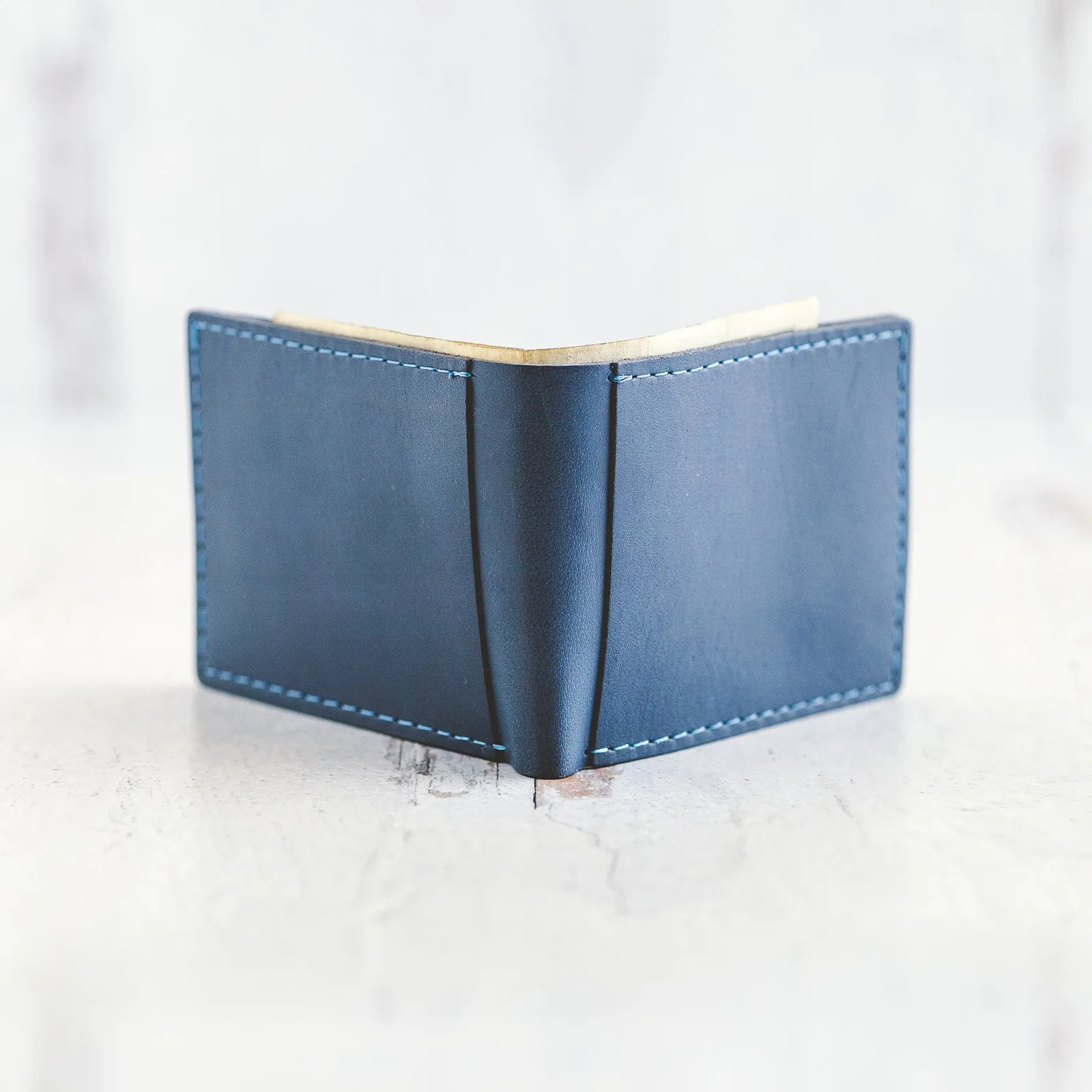 Bifold Leather Wallet - Saturn