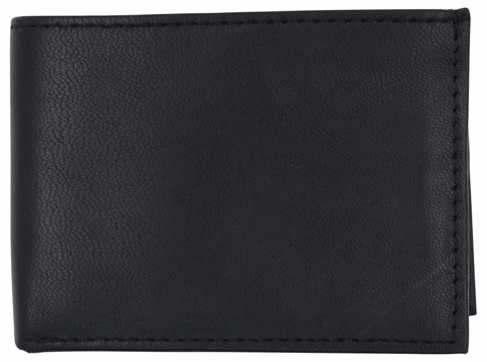 Boys Slim Flap Up ID Card Bifold Leather Wallet