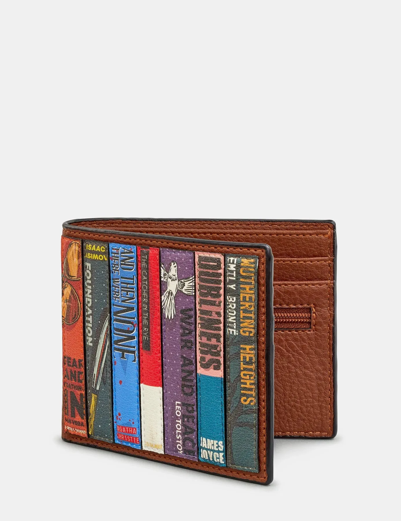 Brown Vegan Classic Bookworm Wallet