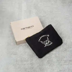 Carhartt WIP New Frontier Zip Wallet - Black / Wax