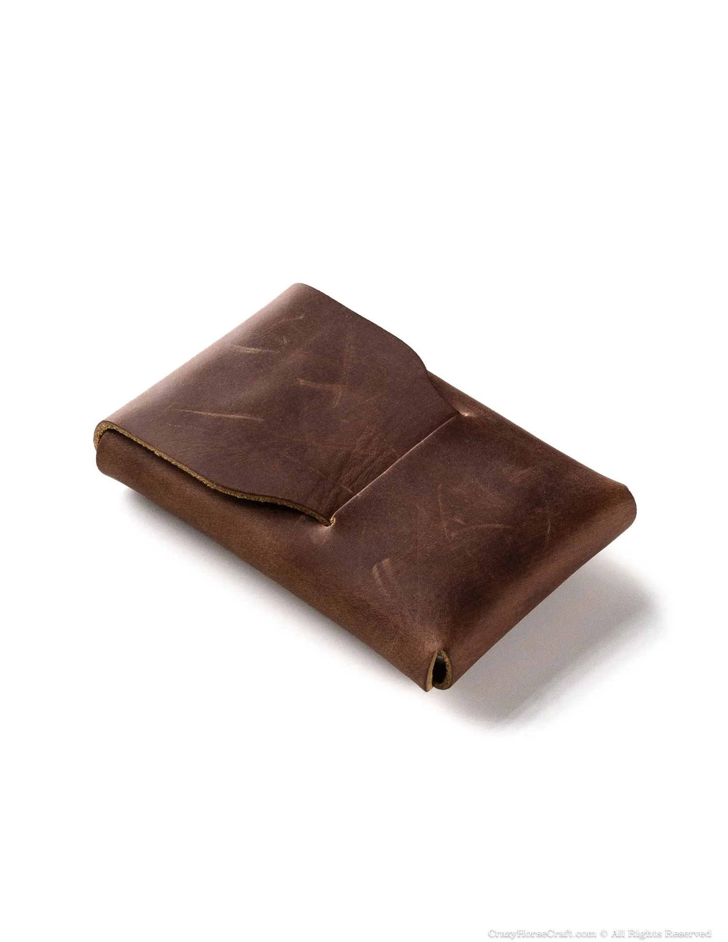 Crazy Horse Leather Slim Card Holder