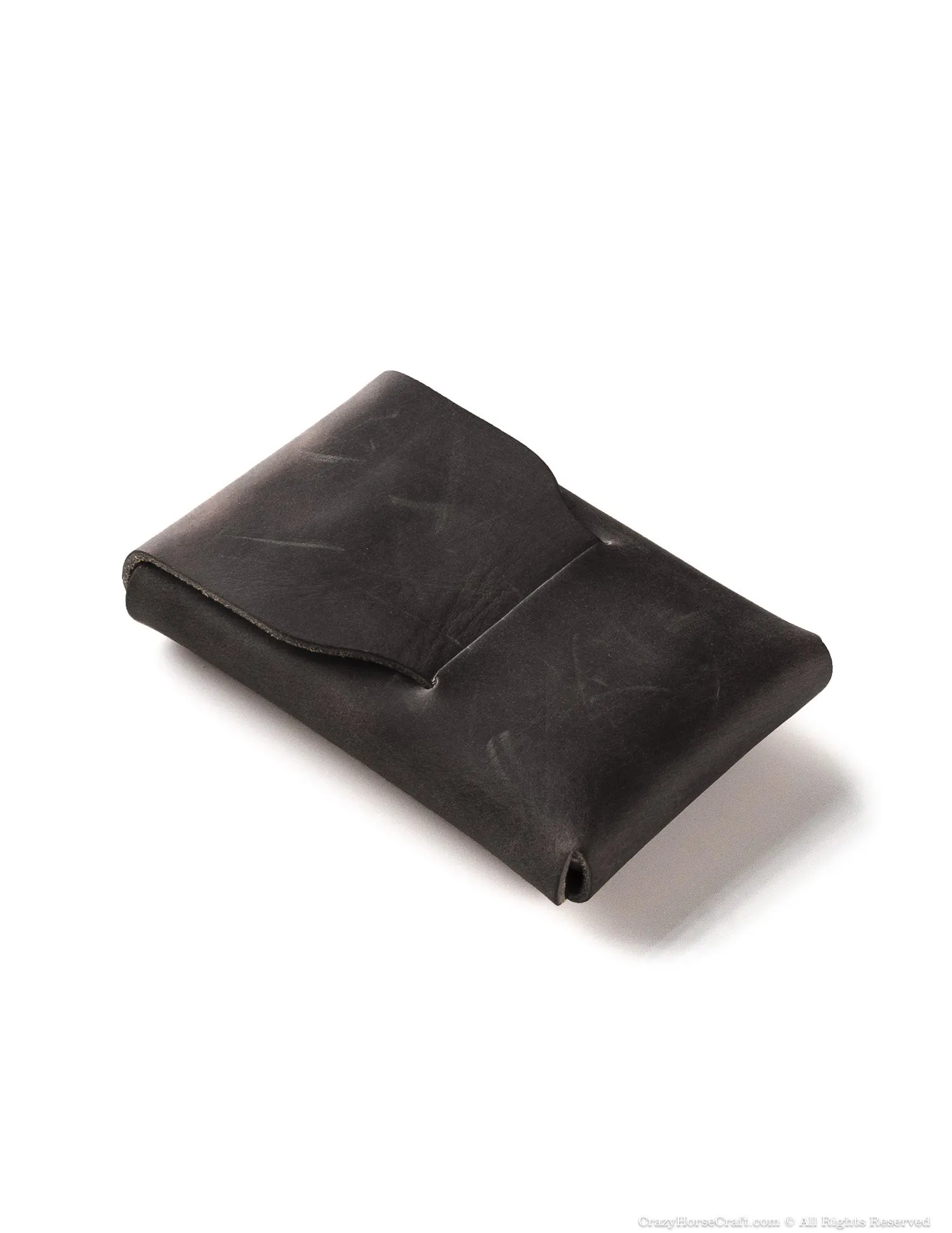 Crazy Horse Leather Slim Card Holder