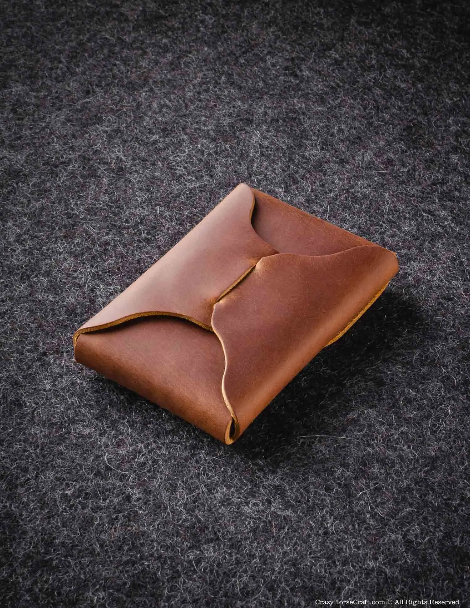 Crazy Horse Leather Slim Card Holder