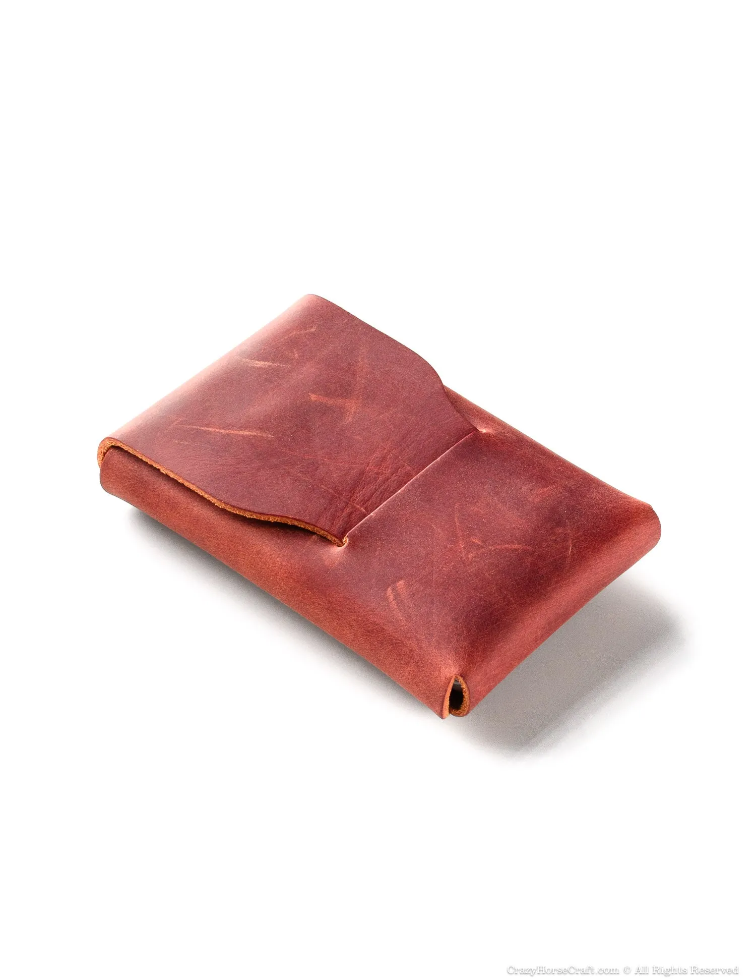 Crazy Horse Leather Slim Card Holder