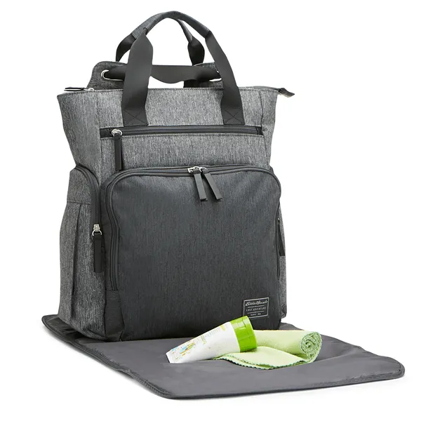 Eddie Bauer Places & Spaces Departure Hybrid Diaper Bag Grey