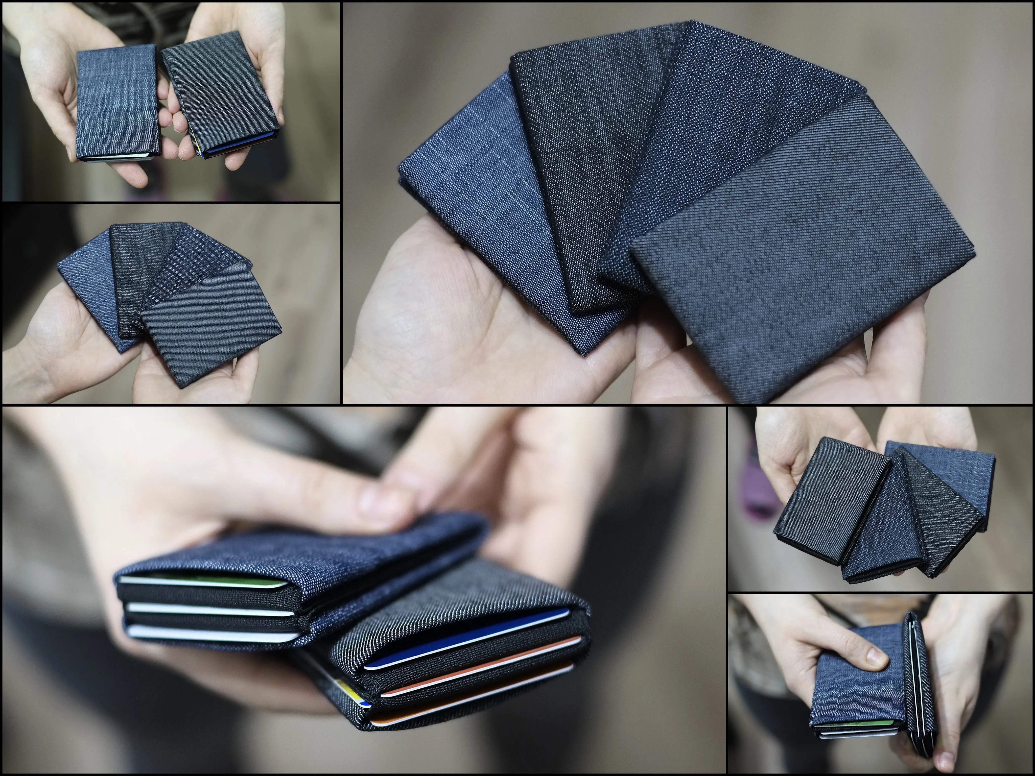 Effortlessly Cool: Discover Our Vegan Denim Mens Wallets - RFID blocking 4  1