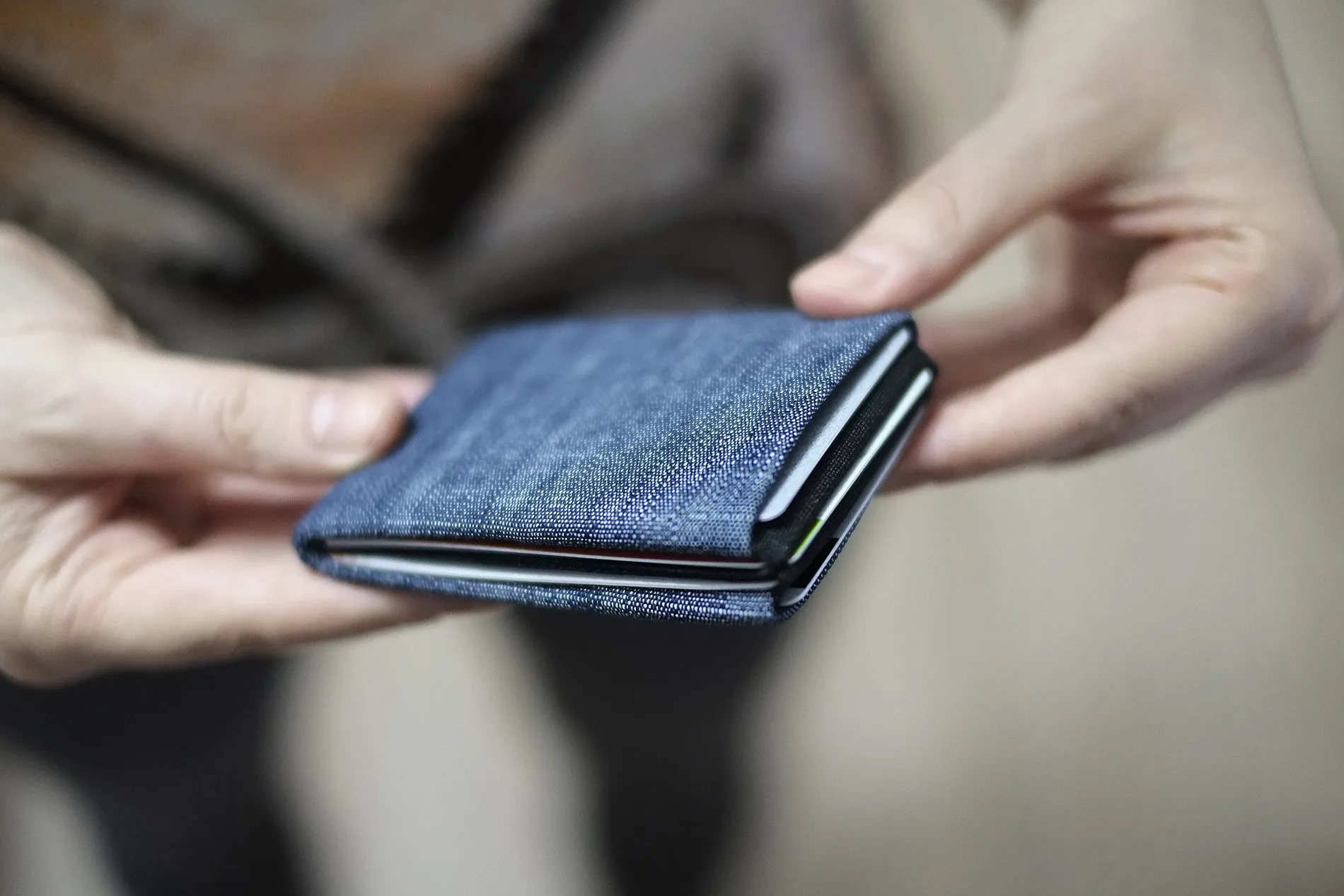 Effortlessly Cool: Discover Our Vegan Denim Mens Wallets - RFID blocking 4  1