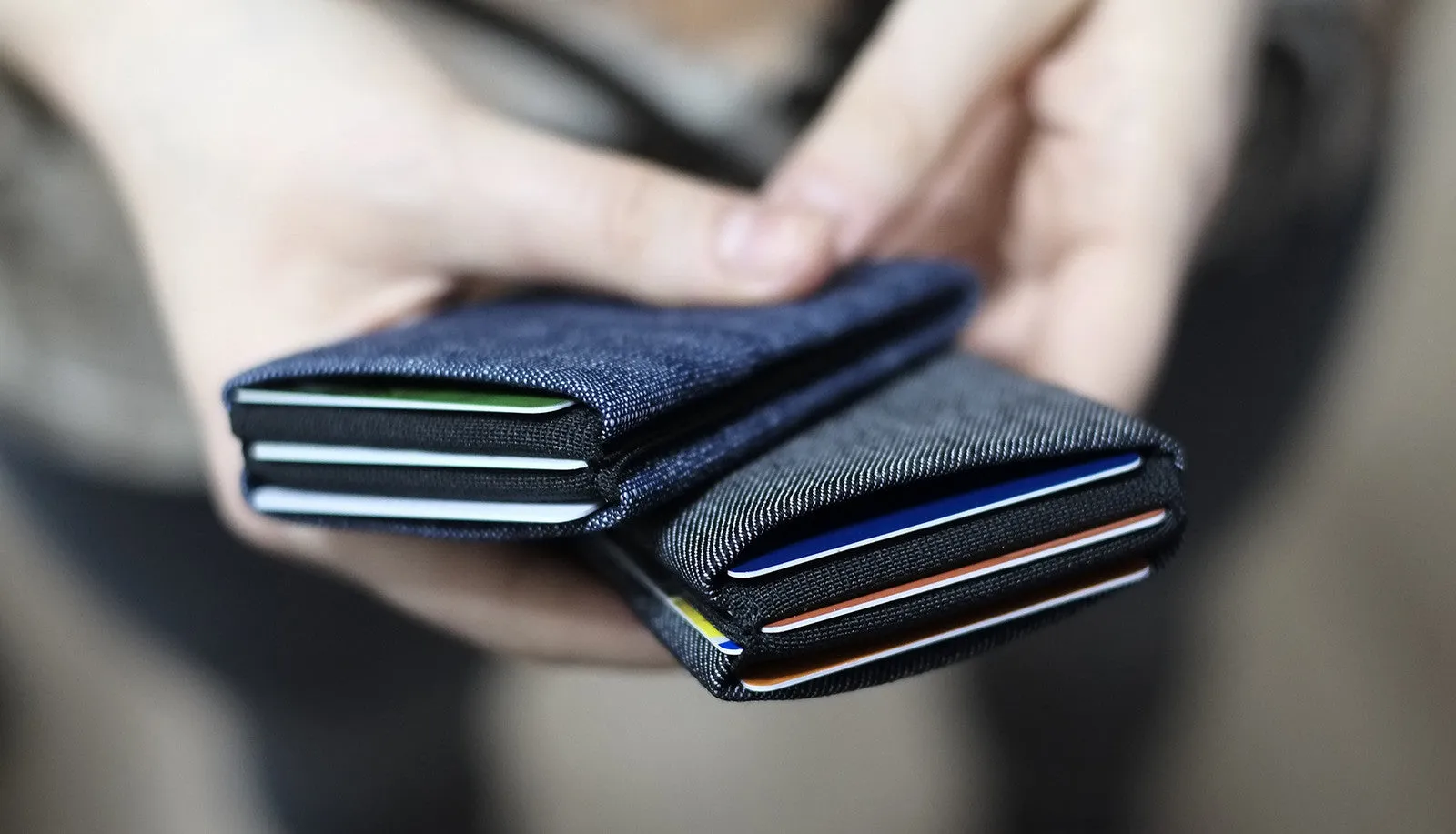 Effortlessly Cool: Discover Our Vegan Denim Mens Wallets - RFID blocking 4  1