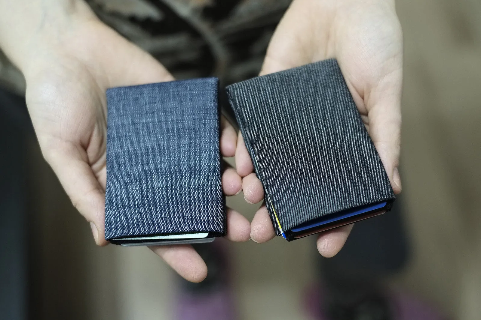 Effortlessly Cool: Discover Our Vegan Denim Mens Wallets - RFID blocking 4  1