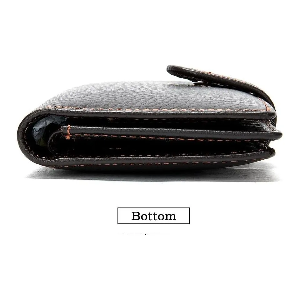 GatorLuxe Exotic Slim Leather Cardholder Wallet