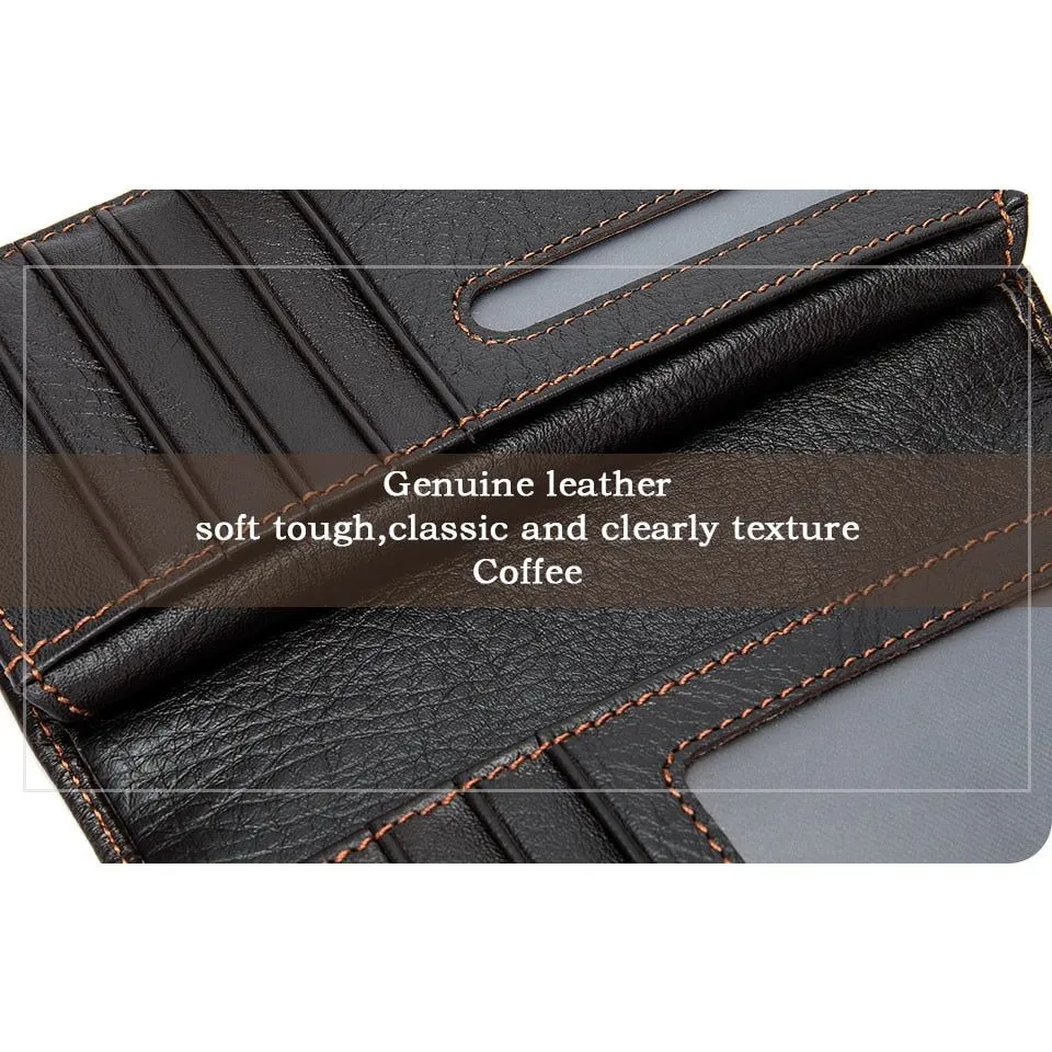 GatorLuxe Exotic Slim Leather Cardholder Wallet