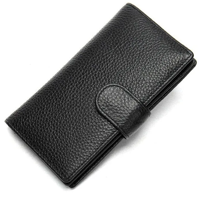 GatorLuxe Exotic Slim Leather Cardholder Wallet