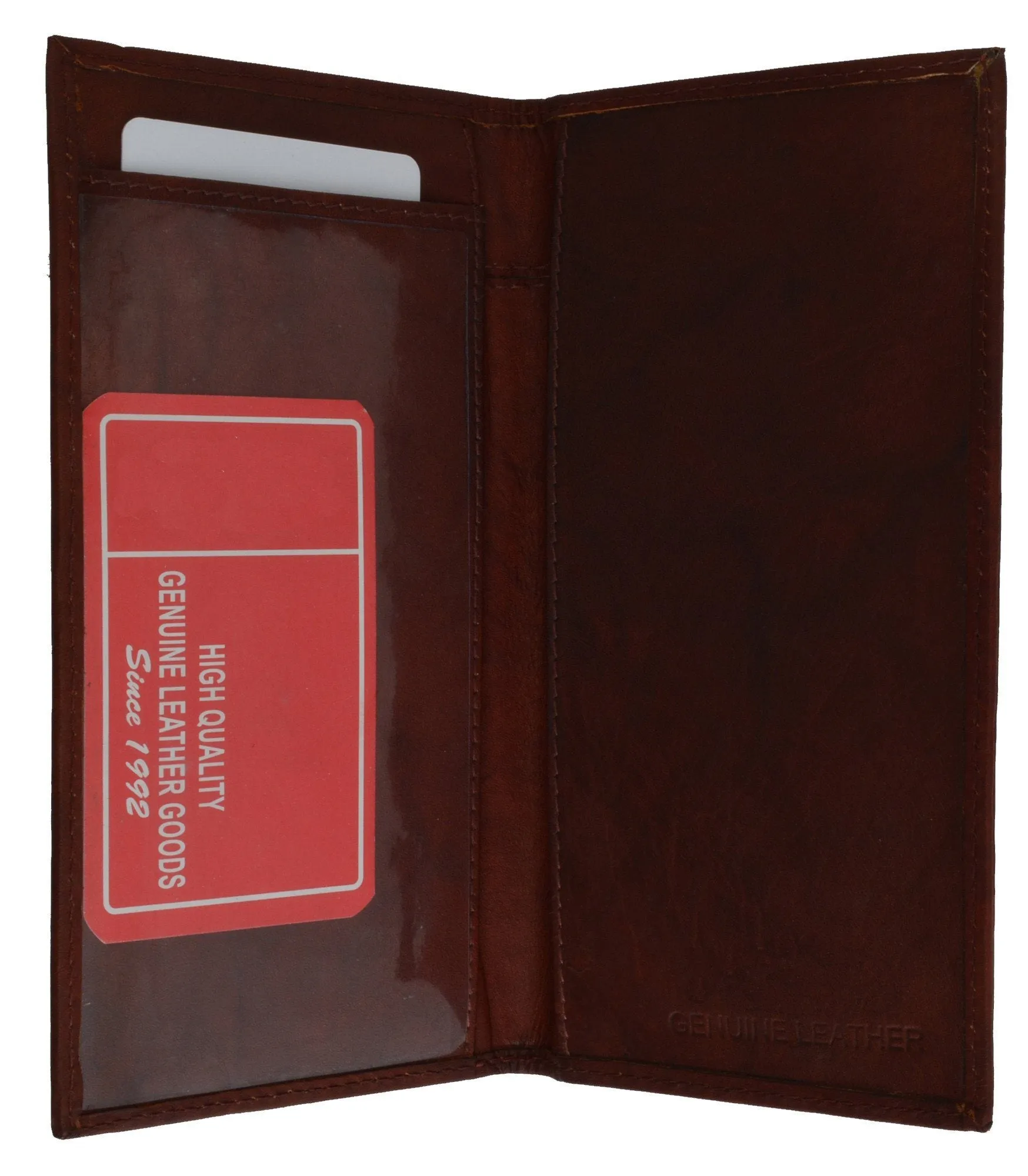 Hand Crafted Genuine Soft Leather Checkbook Cover