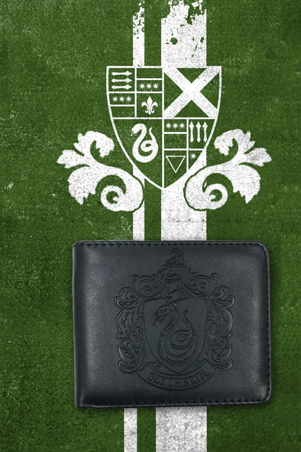 Harry Potter Embossed Slytherin PU Wallet