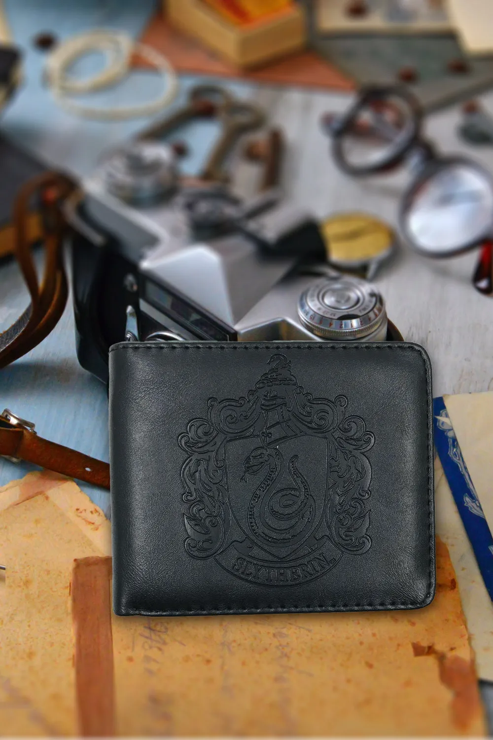 Harry Potter Embossed Slytherin PU Wallet