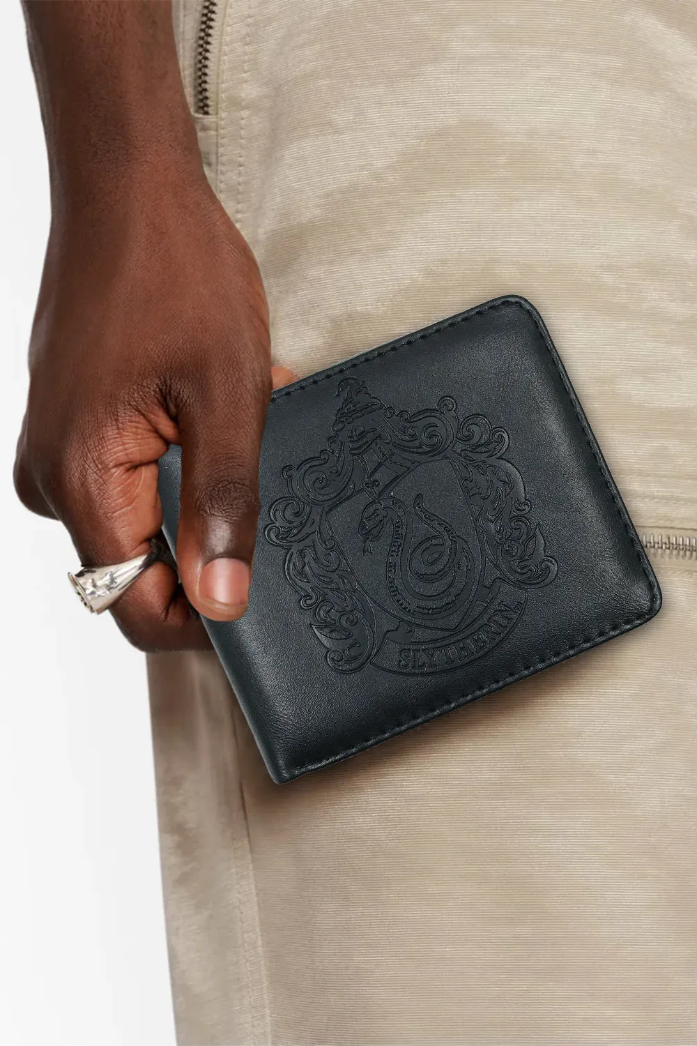 Harry Potter Embossed Slytherin PU Wallet