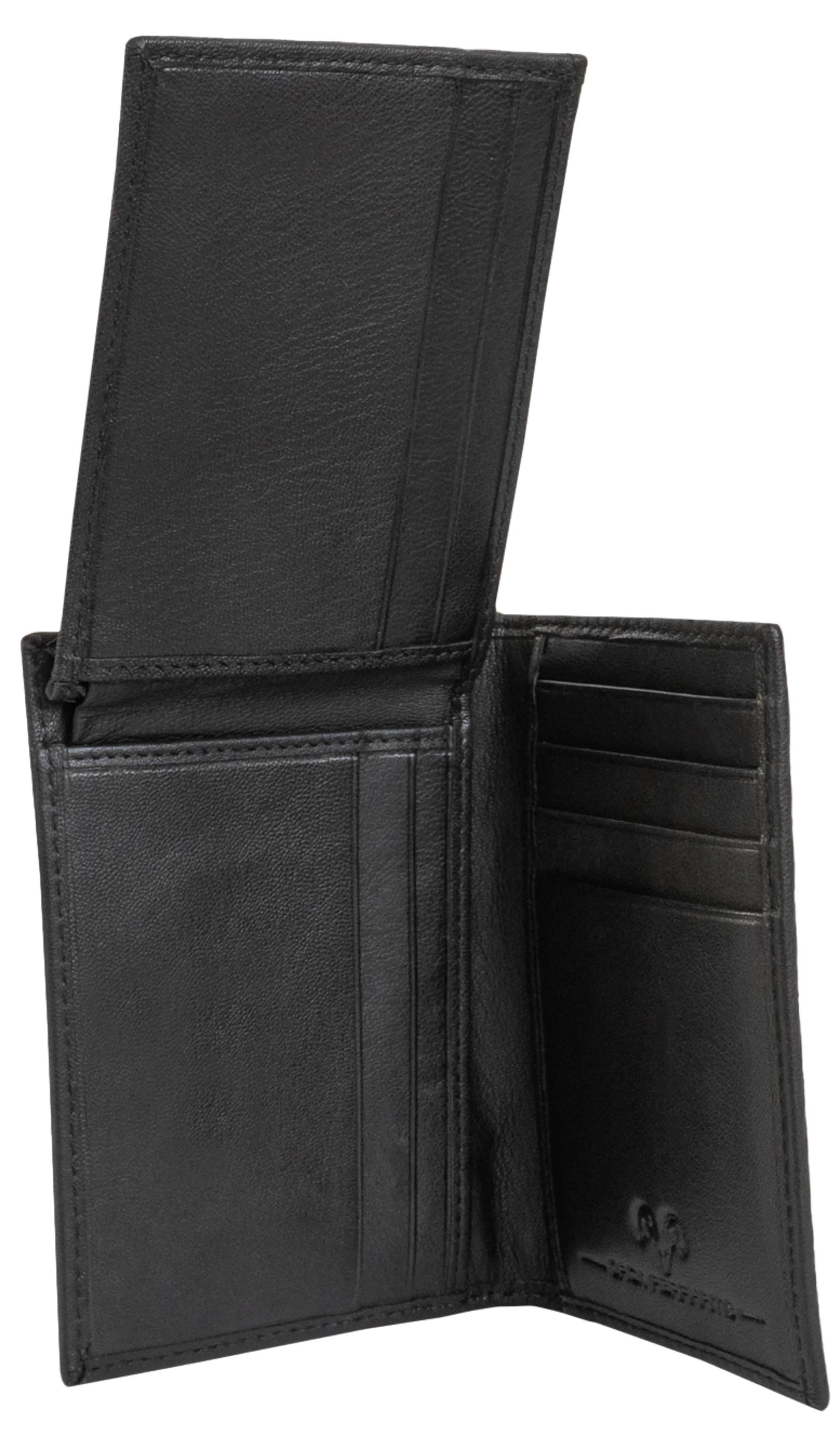 Jack Abrahams Bi-Fold RFID Wallet With Flip ID Window Pocket