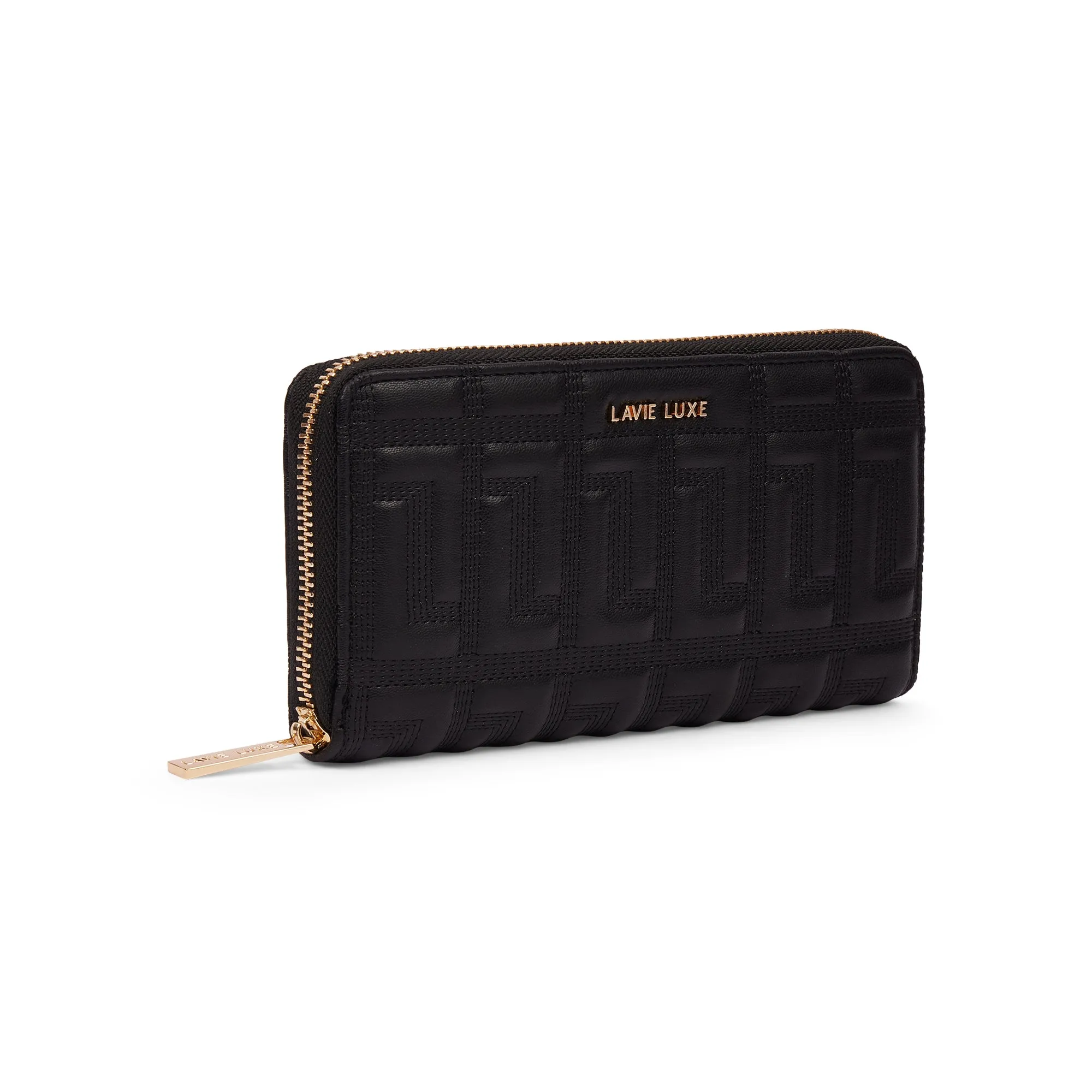 Lavie Luxe Quina Black Large Women's Wallet