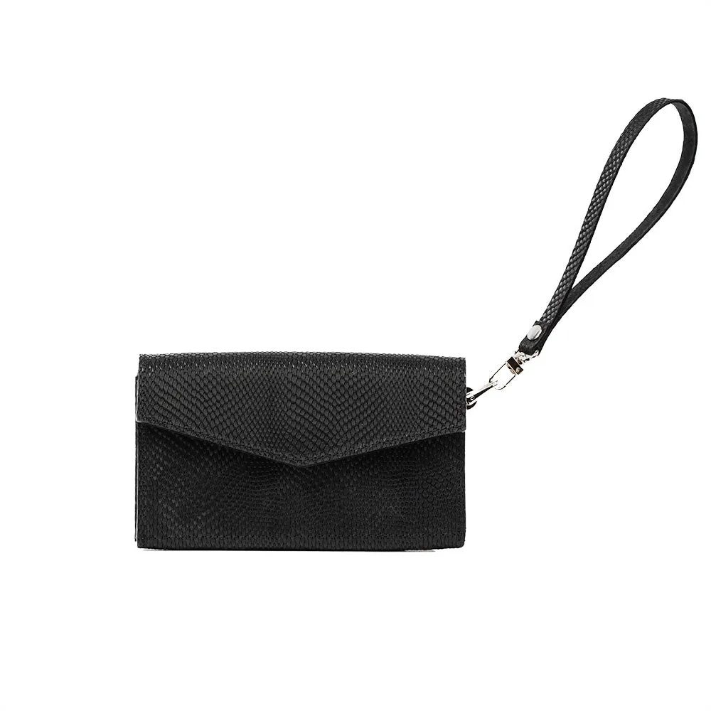 Leather AirTag Long Flap Wallet