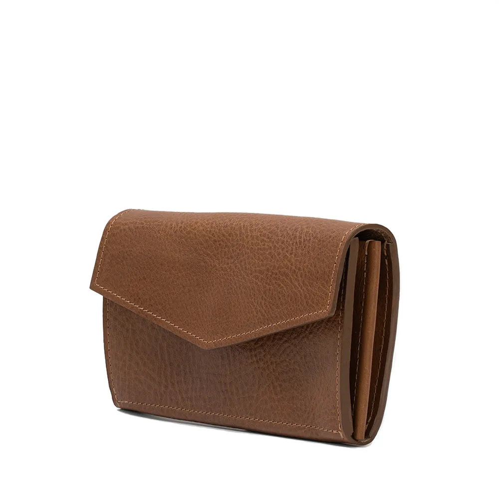 Leather AirTag Long Flap Wallet