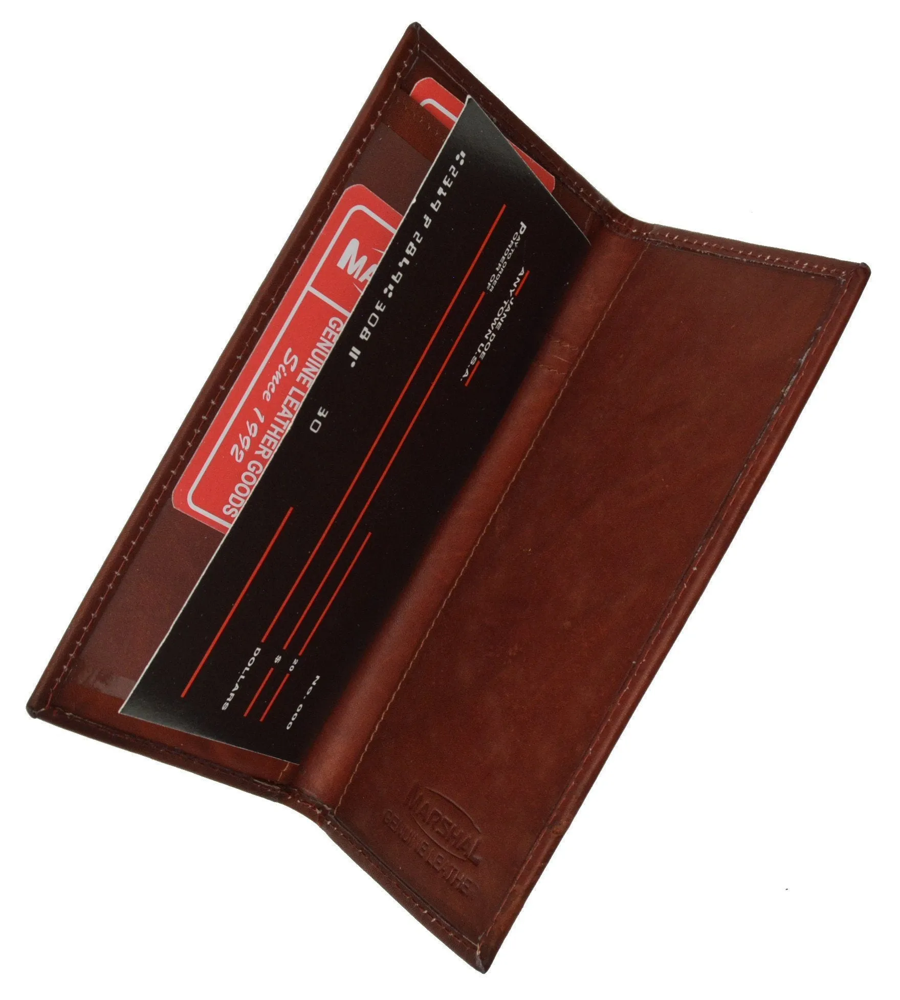 Leather Checkbook Cover Cross Sign