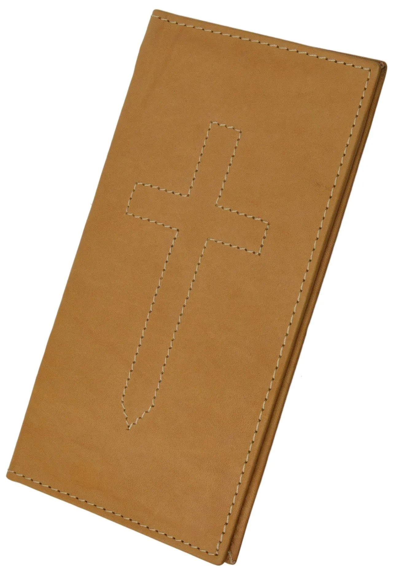 Leather Checkbook Cover Cross Sign