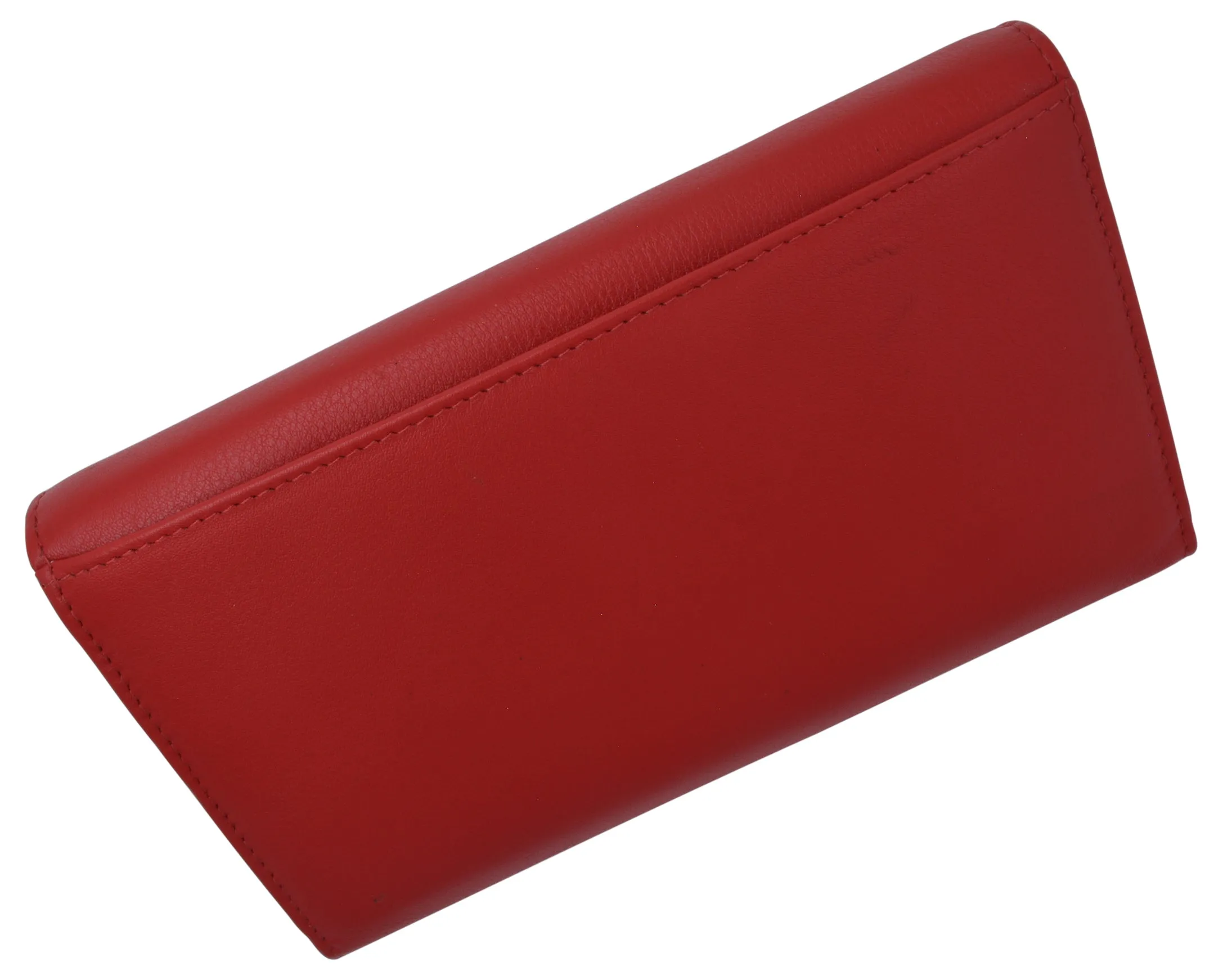 Leather Womens Wallet Ladies Clutch With Removable Checkbook Cover RFID Blocking