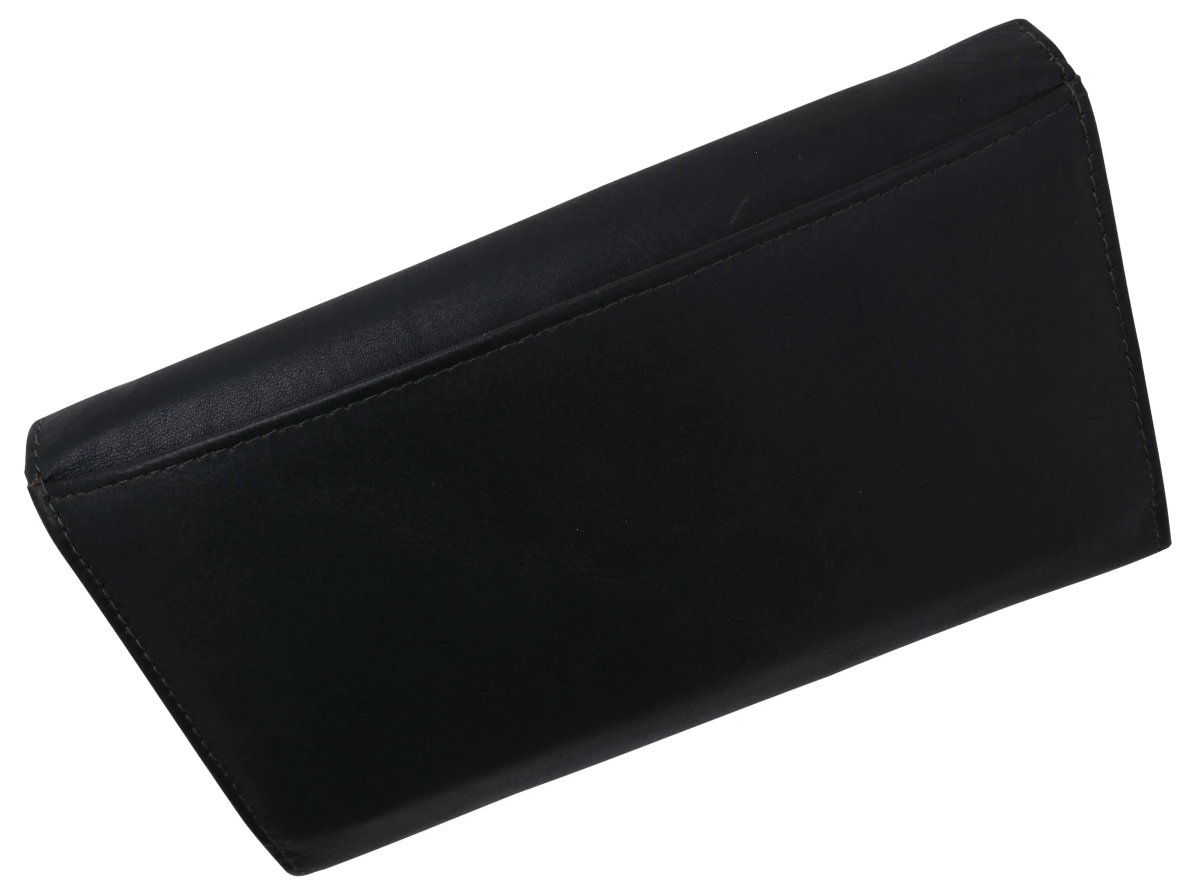 Leather Womens Wallet Ladies Clutch With Removable Checkbook Cover RFID Blocking