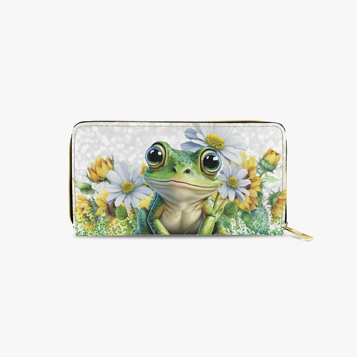 Long Type Zipper Purse, Frog, awd-1375