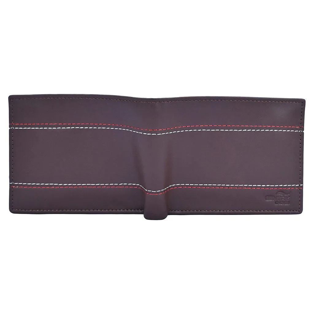 Majesty Business Leather Wallet Dark Brown