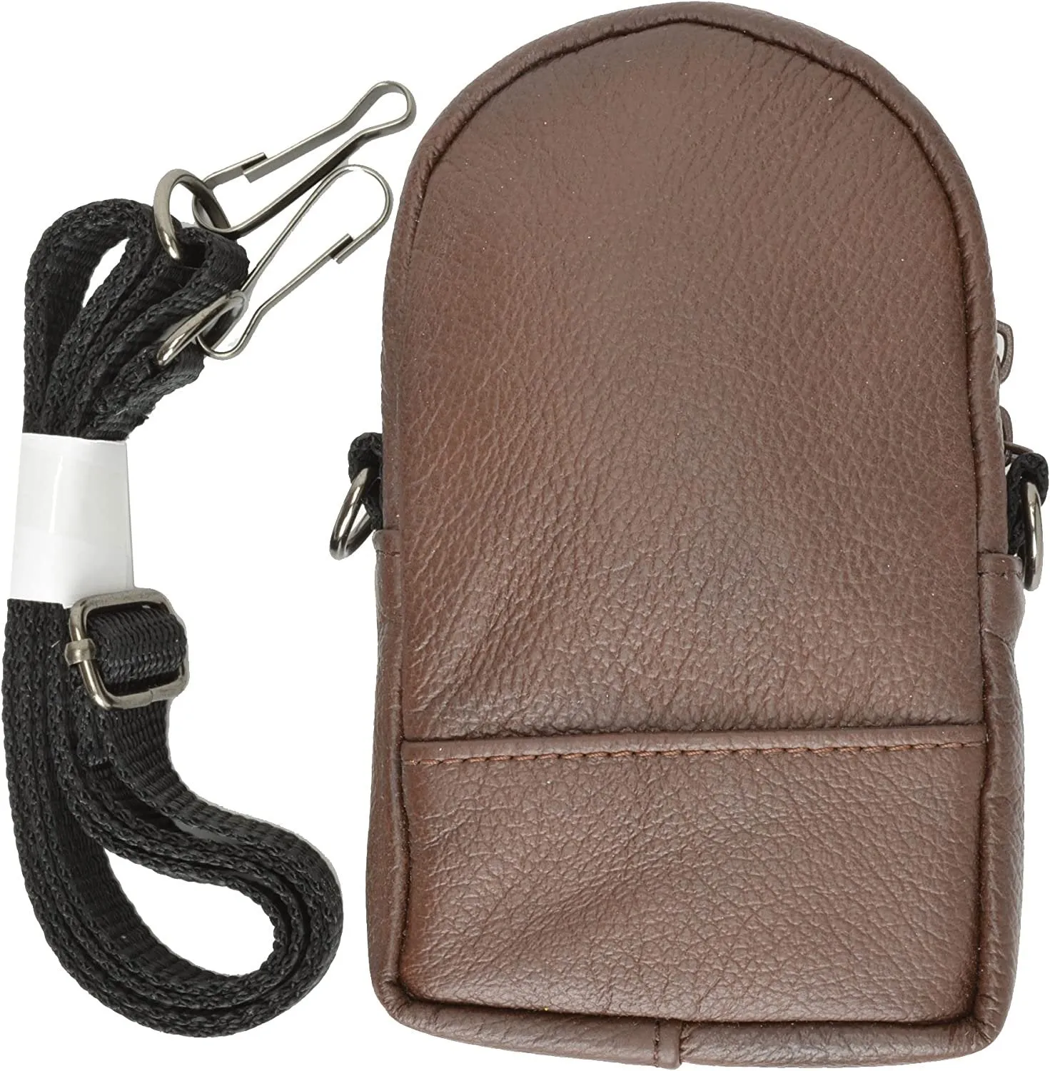 Marshal Leather Cellphone Camera Pouch with Neck Strap