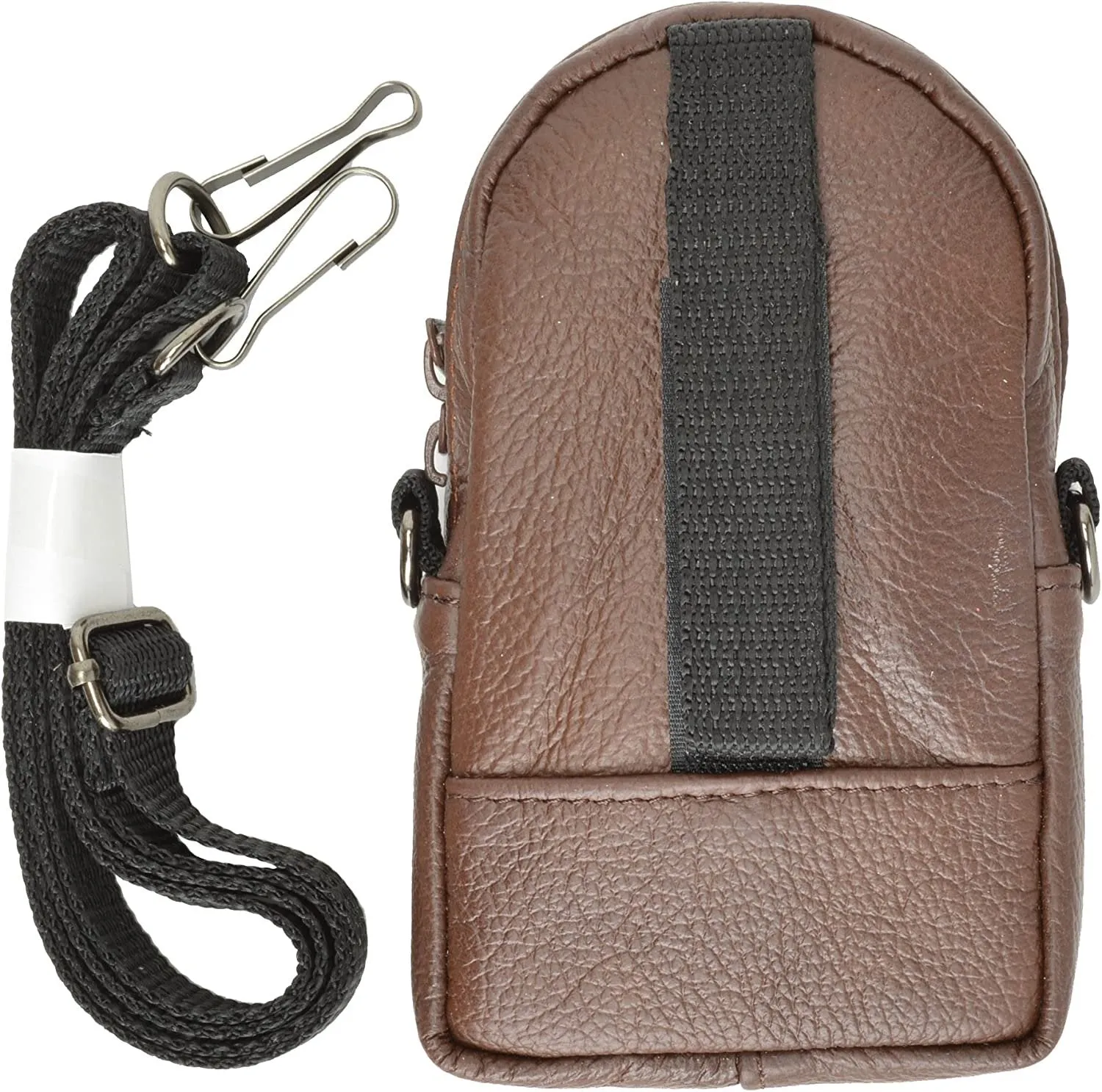 Marshal Leather Cellphone Camera Pouch with Neck Strap