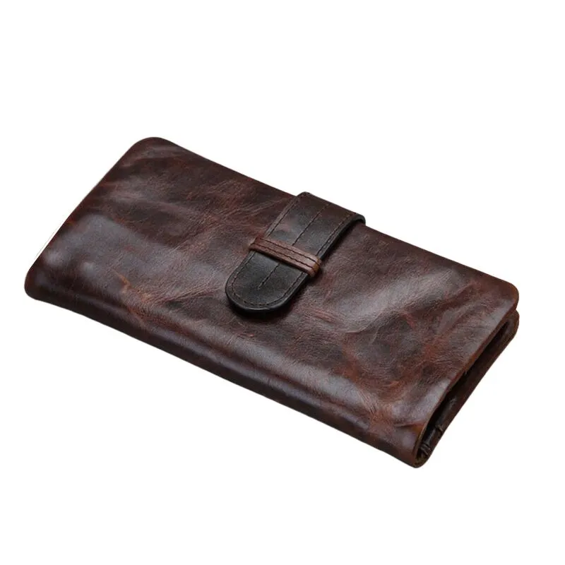 Men's Retro Classic Cowhide Leisure Wallets