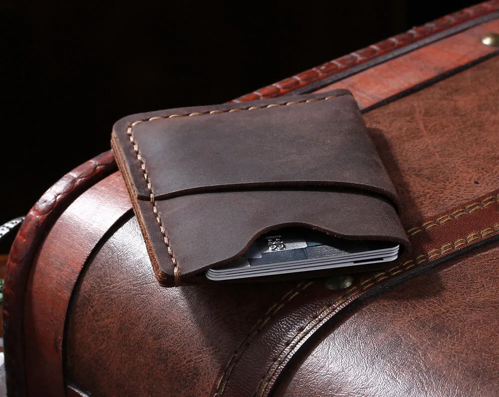 Minimalist Leather Card Holder Wallet