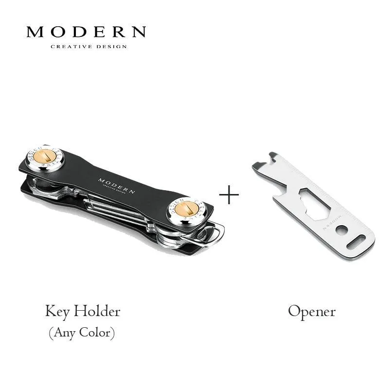 Modern Stylish Aluminium Smart Pocket Keys Holder Organiser Wallet