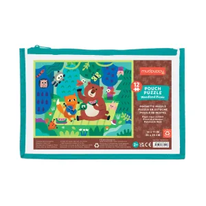 Mudpuppy Pouch Puzzle - Woodland Picnic