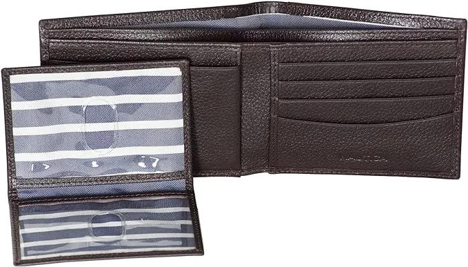 Nautica Men's Classic Leather Bifold RFID Wallet