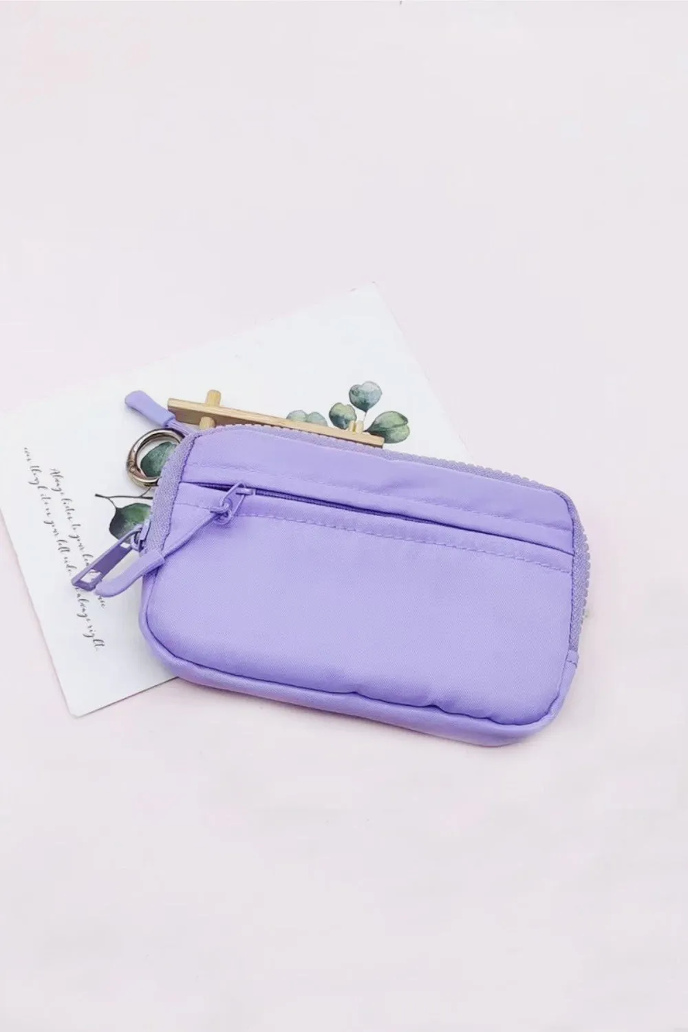 On the Go Keychain Pouch ID Card Wallet