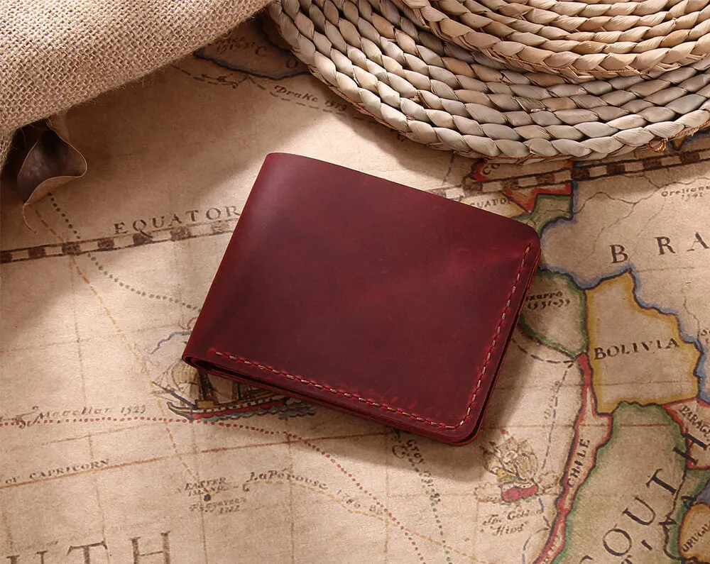 Personalized Bifold Men's Leather Wallet