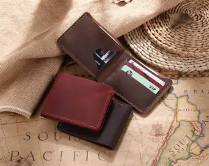 Personalized Bifold Men's Leather Wallet